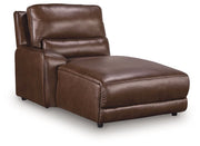 DeepWakes Power Reclining Sectional with Chaise - Furniture Home Store (Hanford, CA)