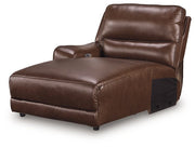 DeepWakes Power Reclining Sectional with Chaise - Furniture Home Store (Hanford, CA)
