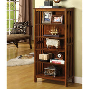 Valencia I Antique Oak Media Shelf - Furniture Home Store (Hanford, CA)