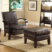 Gossau Accent Chair w/ Ottoman - Furniture Home Store (Hanford, CA)