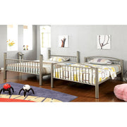 Lovia Metallic Gold Full/Full Bunk Bed - Furniture Home Store (Hanford, CA)