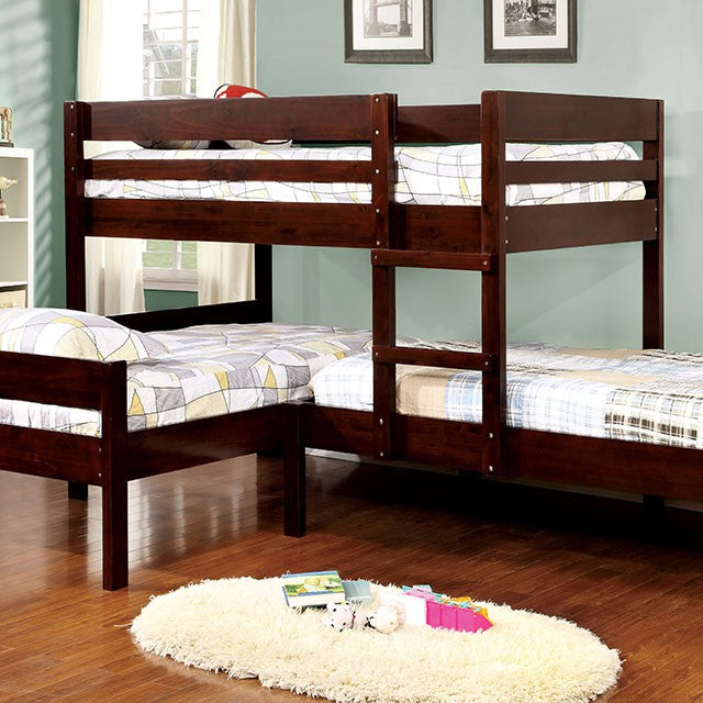 Ranford Twin/Twin/Twin Bunk Bed - Furniture Home Store (Hanford, CA)