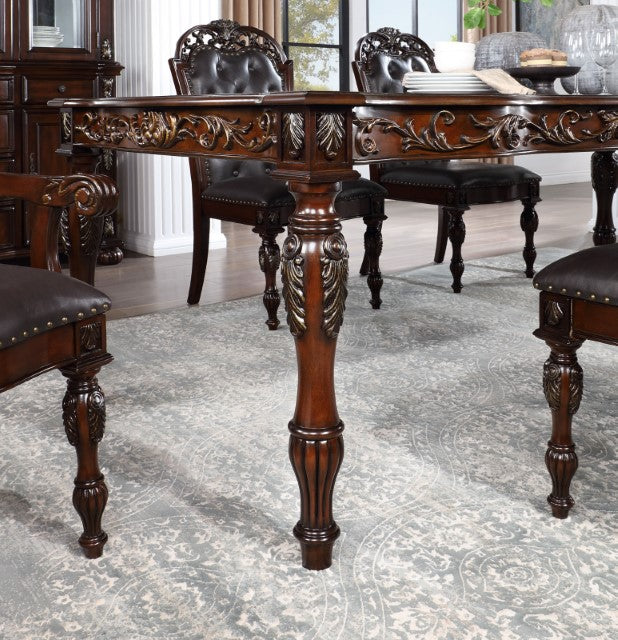 Nouvelle 7 Pc Dining Table Set - Furniture Home Store (Hanford, CA)