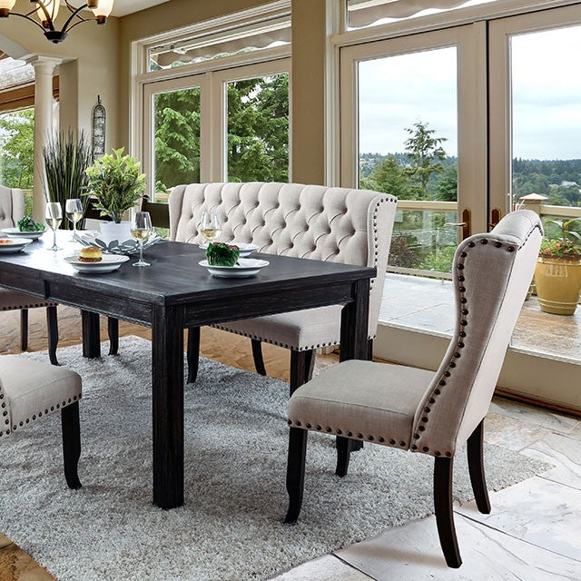 Sania 9 Pc Dining Table Set - Furniture Home Store (Hanford, CA)