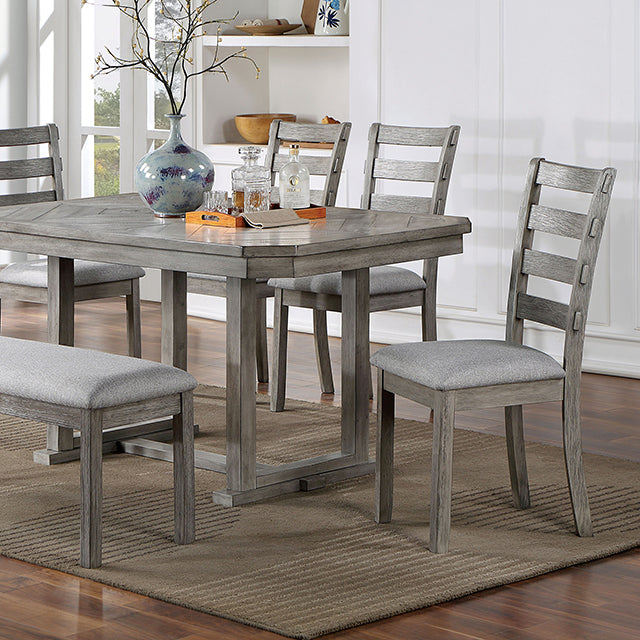 Laquila Dining Table Set Bench - Furniture Home Store (Hanford, CA)