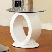 LODIA III White End Table, White - Furniture Home Store (Hanford, CA)
