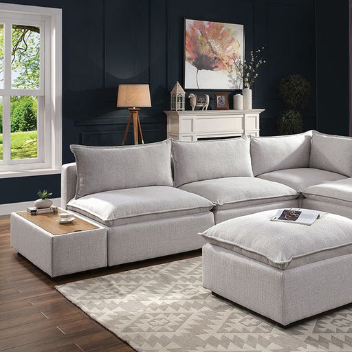 Arlene Sectional White - Furniture Home Store (Hanford, CA)