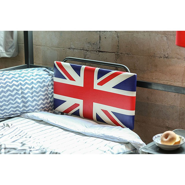 Royal Racer Twin Bed, Blue - Furniture Home Store (Hanford, CA)