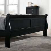 Louis Philippe Full, Twin, Full, & King Bed Black, Grey, Brown & White - Furniture Home Store (Hanford, CA)