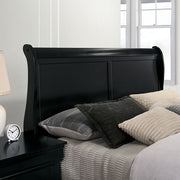 Louis Philippe Full, Twin, Full, & King Bed Black, Grey, Brown & White - Furniture Home Store (Hanford, CA)