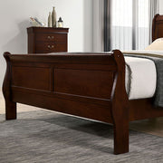 Louis Philippe Full, Twin, Full, & King Bed Black, Grey, Brown & White - Furniture Home Store (Hanford, CA)