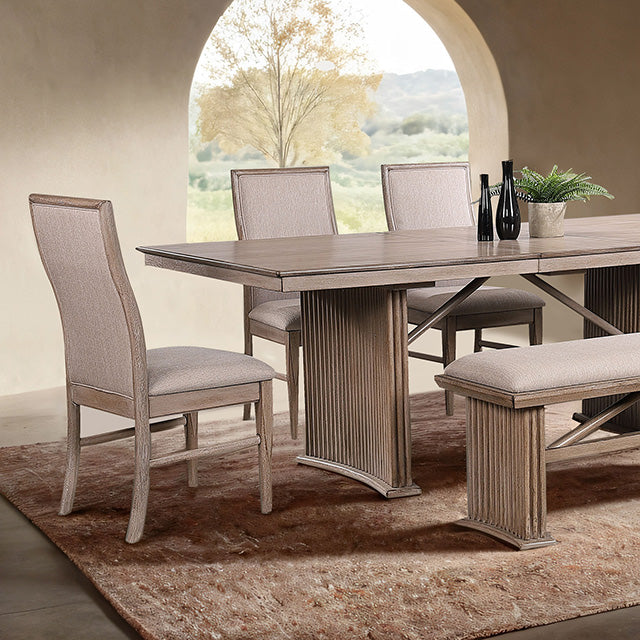 Ellesmere 6 Pc Dining Table Set - Furniture Home Store (Hanford, CA)