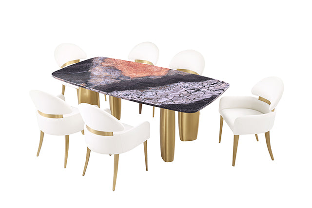 Northolt 7 Pc Dining Table Set - Furniture Home Store (Hanford, CA)