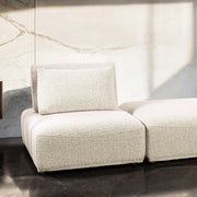 Stavanger 2-Seater w/ Square Ottoman - Furniture Home Store (Hanford, CA)