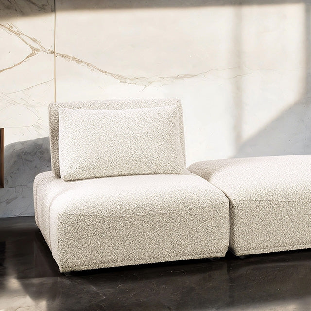 Stavanger 2-Seater w/ Square Ottoman - Furniture Home Store (Hanford, CA)