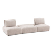 Stavanger 2-Seater w/ Square Ottoman - Furniture Home Store (Hanford, CA)
