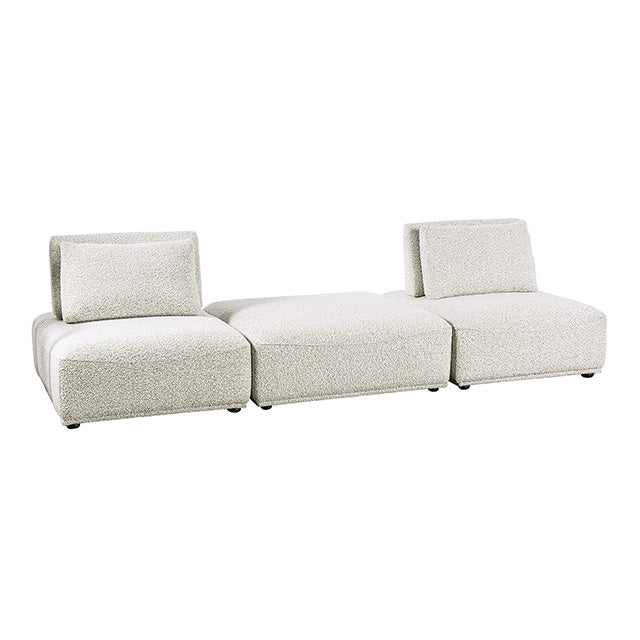 Stavanger 2-Seater w/ Square Ottoman - Furniture Home Store (Hanford, CA)