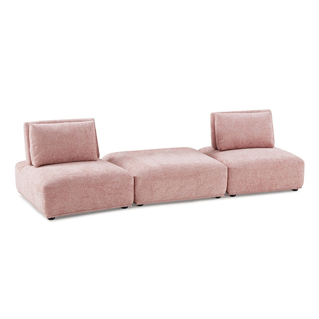 Stavanger 2-Seater w/ Square Ottoman - Furniture Home Store (Hanford, CA)
