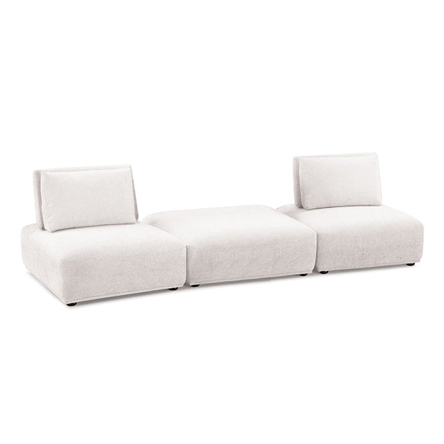 Stavanger 2-Seater w/ Square Ottoman - Furniture Home Store (Hanford, CA)