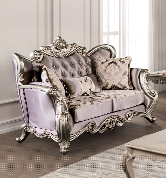Albacete Loveseat Campage & Walnut