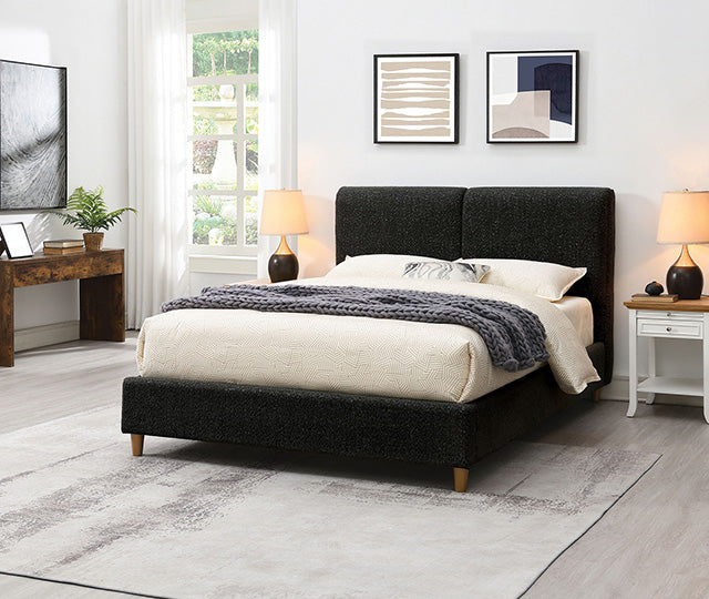 Stavern E.King, Full, & Queen Bed Grey & Black - Furniture Home Store (Hanford, CA)