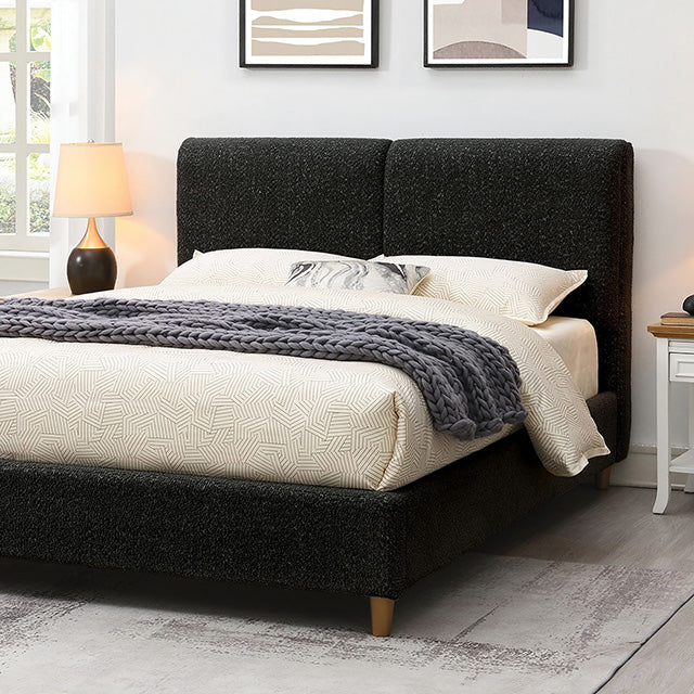 Stavern E.King, Full, & Queen Bed Grey & Black - Furniture Home Store (Hanford, CA)