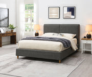 Stavern E.King, Full, & Queen Bed Grey & Black - Furniture Home Store (Hanford, CA)