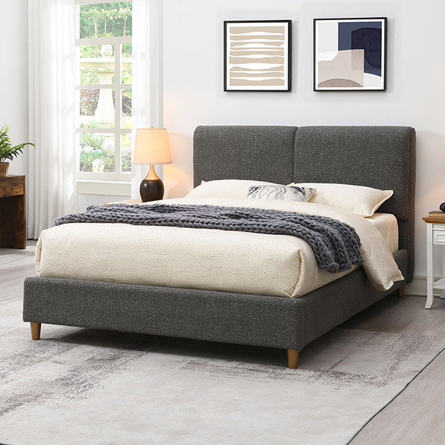 Stavern E.King, Full, & Queen Bed Grey & Black - Furniture Home Store (Hanford, CA)