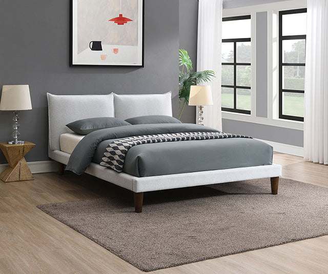 Verwood E.King, Full, & Queen Bed Gray & Light Gray - Furniture Home Store (Hanford, CA)