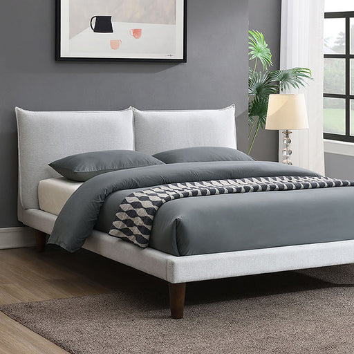 Verwood E.King, Full, & Queen Bed Gray & Light Gray - Furniture Home Store (Hanford, CA)