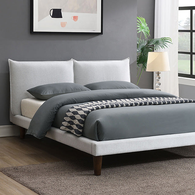 Verwood E.King, Full, & Queen Bed Gray & Light Gray - Furniture Home Store (Hanford, CA)