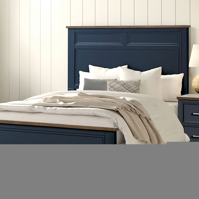 Pinetop 4 & 5 Piece Twin Bedroom Set White & Blue