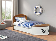 Poseidon Twin Captain Bed - Furniture Home Store (Hanford, CA)
