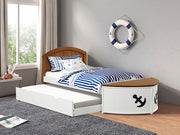 Poseidon Twin Captain Bed - Furniture Home Store (Hanford, CA)