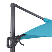 Sano 10 Ft Square Umbrella w/ Double Top w/ LED + 37" Large Base - Furniture Home Store (Hanford, CA)