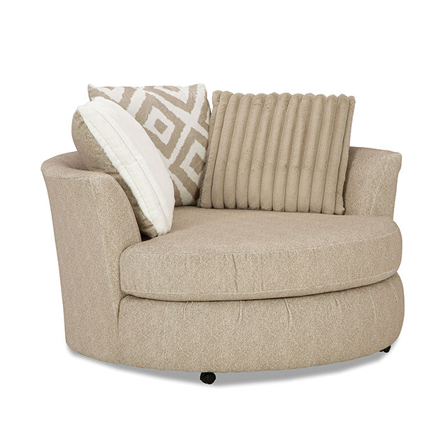 Loughlin Swivel Chair - Furniture Home Store (Hanford, CA)