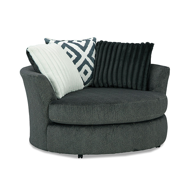 Loughlin Swivel Chair - Furniture Home Store (Hanford, CA)