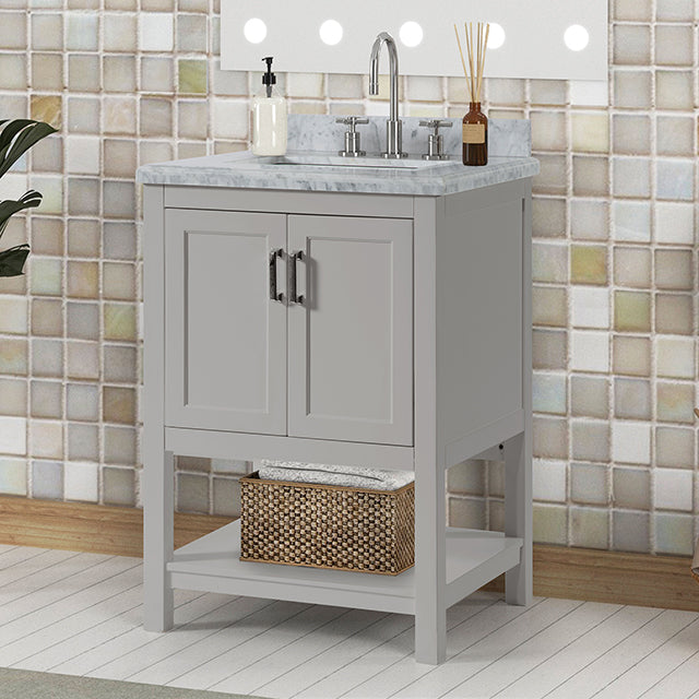 Reston Vanity with Top/ Sink - Furniture Home Store (Hanford, CA)
