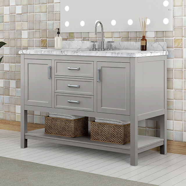Reston Vanity with Top/ Sink - Furniture Home Store (Hanford, CA)