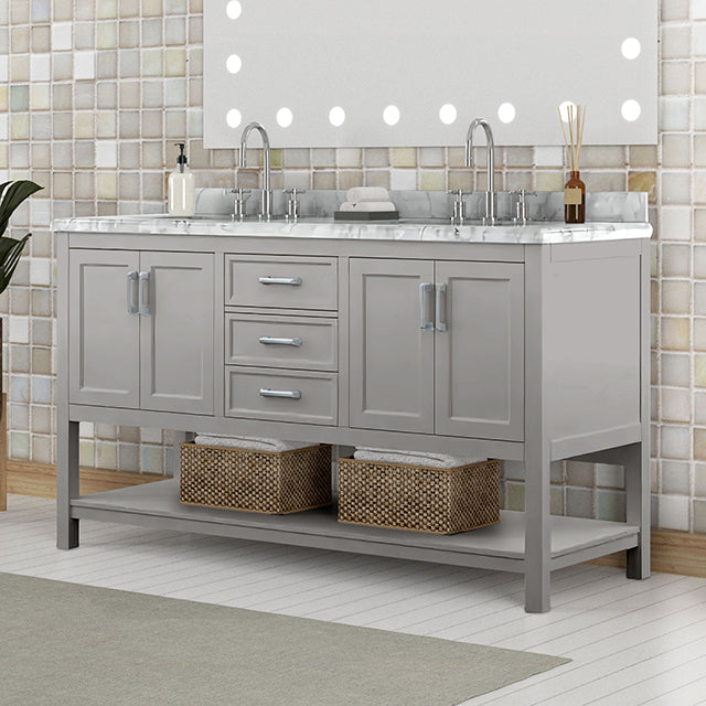 Reston Vanity with Top/ Sink - Furniture Home Store (Hanford, CA)