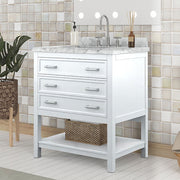 Reston Vanity with Top/ Sink - Furniture Home Store (Hanford, CA)