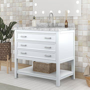 Reston Vanity with Top/ Sink - Furniture Home Store (Hanford, CA)